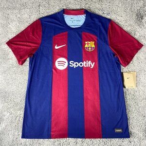 Nike FC Barcelona 23/24 Player Edition Home Soccer Jersey Size XL Men DX2615-456